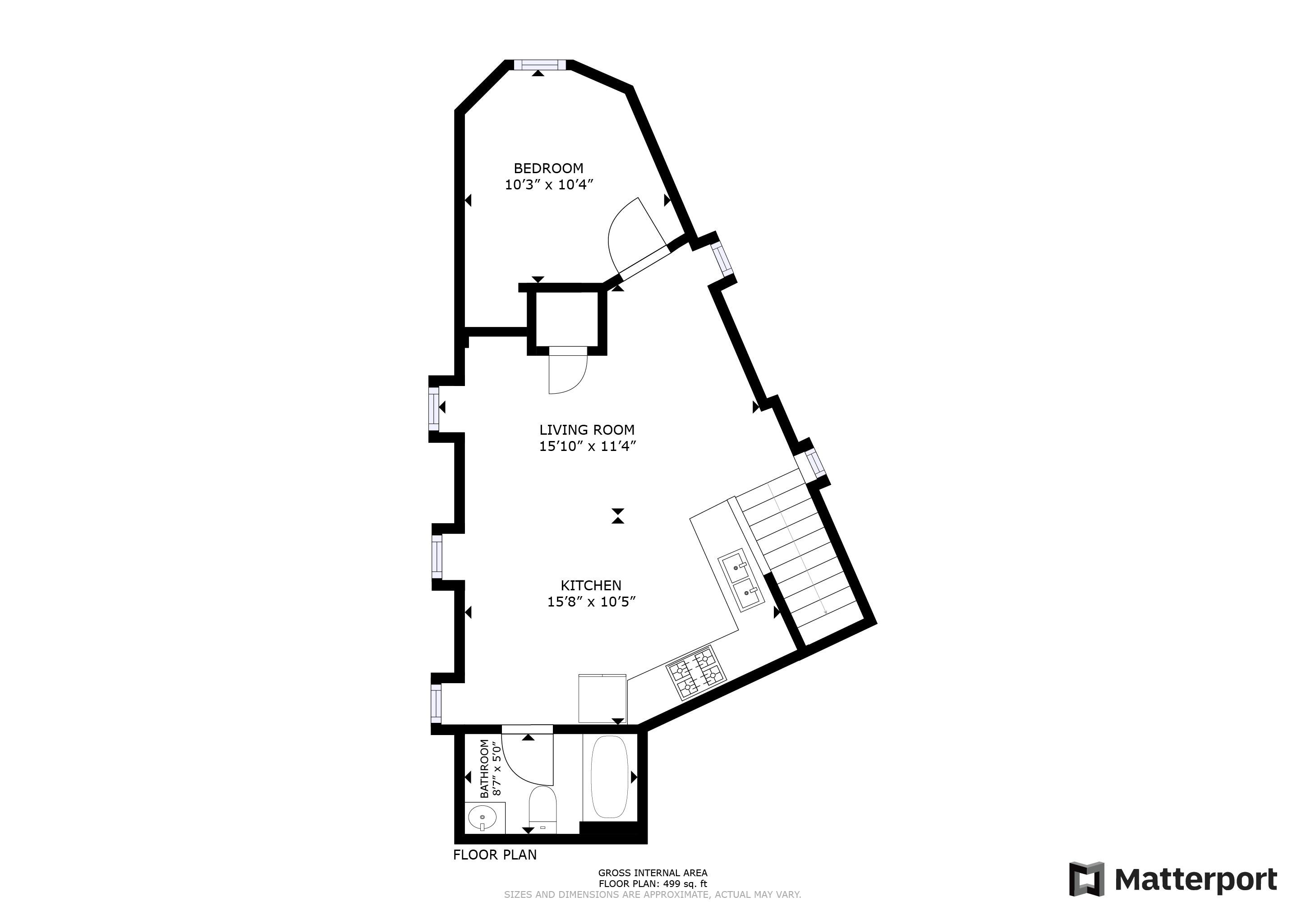 The Flatiron Four floor plan